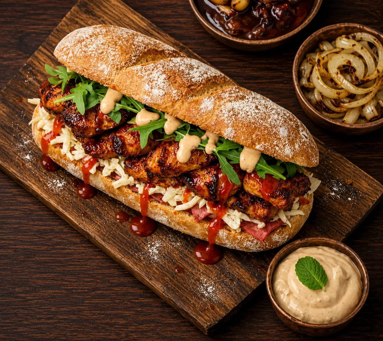 Spicy Chicken Sandwich at Saboos Chilliwack in Chilliwack, BC